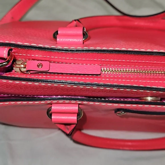 Kate Spade Vibrant Coral Satchel - Picture 7 of 10